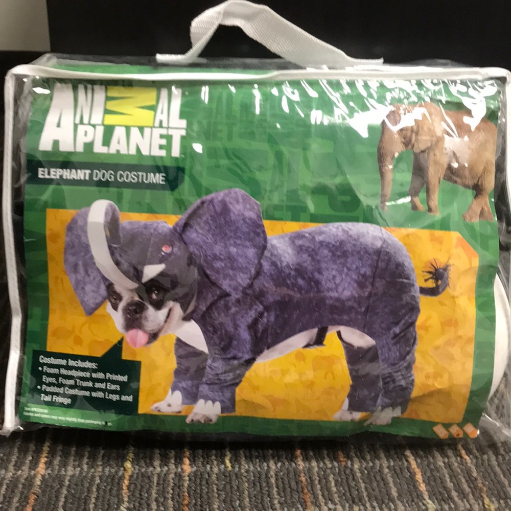 Elephant dog Halloween costume Size Small